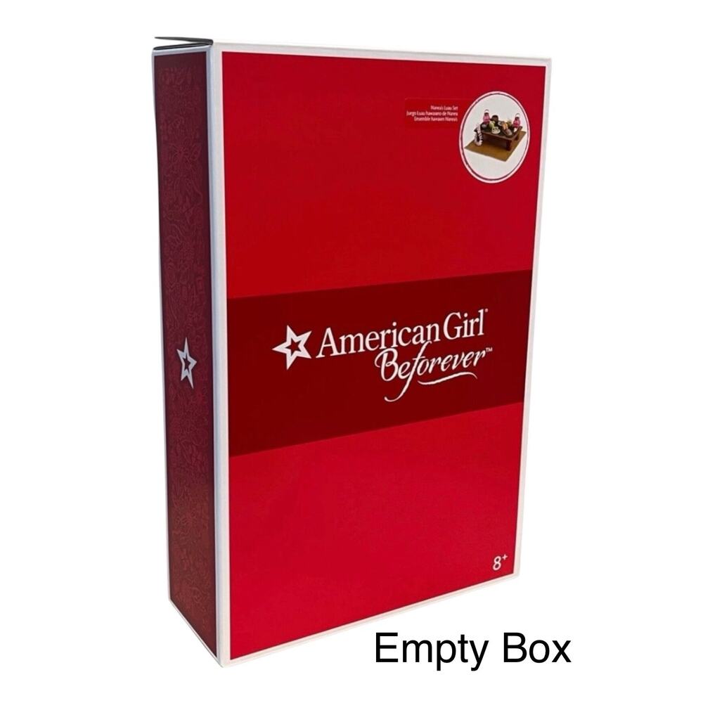 American Girl Doll Nanea Luau Set Empty Box Only Storage Gift Box Kanani Hawaii
